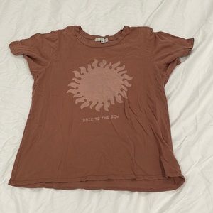 Orange and white vintage T-shirt
